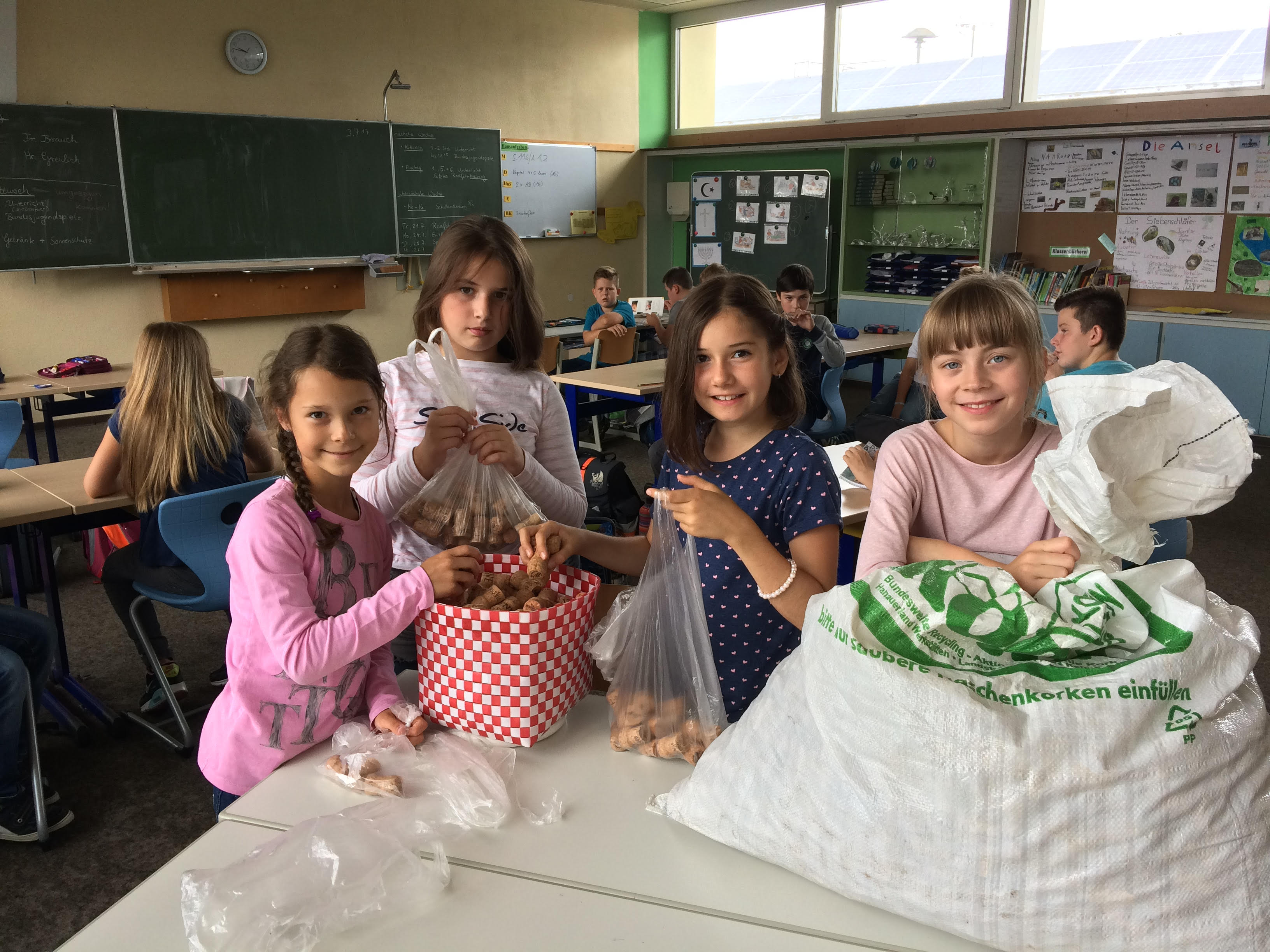 Korkenwettbewerb der Grundschule des Schulverbundes