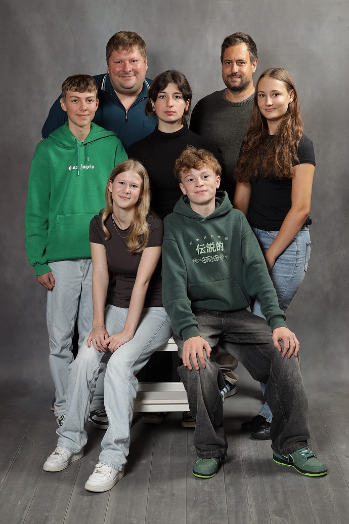 Im Hintergrund Michael Kuhlins und Christoph Hellmuth